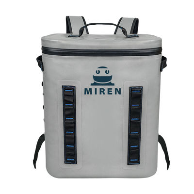 Sac à dos imperméable glacières souples gris clair 20L capacité matériau TPU