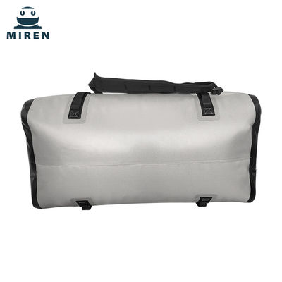 Sac marin résistant à l'eau de sac sec 70 litres de matériel de TPU de couleur gris-clair