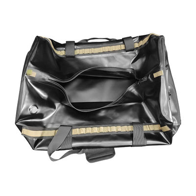 Couleur noire sèche imperméable extérieure du sac marin 120L de TPU pour camper