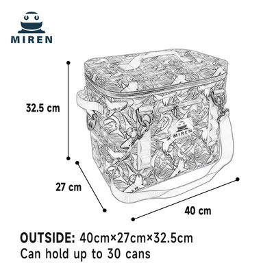 Sac isotherme mou carré polyvalent 20L pour la distribution de stockage de nourriture