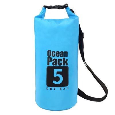 Sac sec imperméable extérieur du PVC 500D avec la capacité de 5L 10L 15L