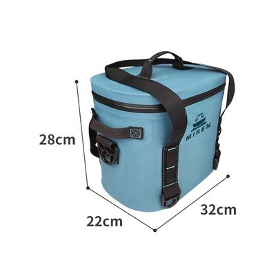 Sac plus frais carré réutilisable isolé 8 litres pour le barbecue extérieur de tourisme