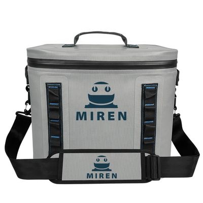 Couleur gris-clair portative légère du sac 20L plus frais pour le camping de barbecue