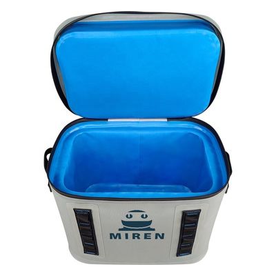 Couleur gris-clair portative légère du sac 20L plus frais pour le camping de barbecue