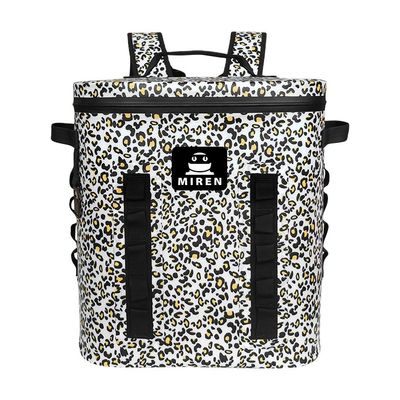TPU sac de pique-nique résistant à l' eau, camouflage léopard Cooler isolé sac à dos 20L