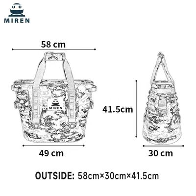 30L a réfrigéré le sac de refroidisseur de pique-nique résistant à l'eau pour des sorties