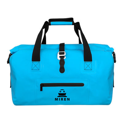 Sac de séchage étanche en PVC bleu portable, poids léger