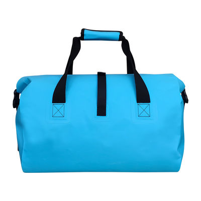 Sac de séchage étanche en PVC bleu portable, poids léger