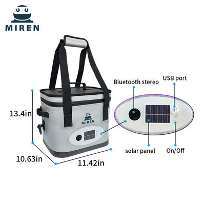 Populaire sac de refroidisseur doux 14L personnalisable avec son Bluetooth.
