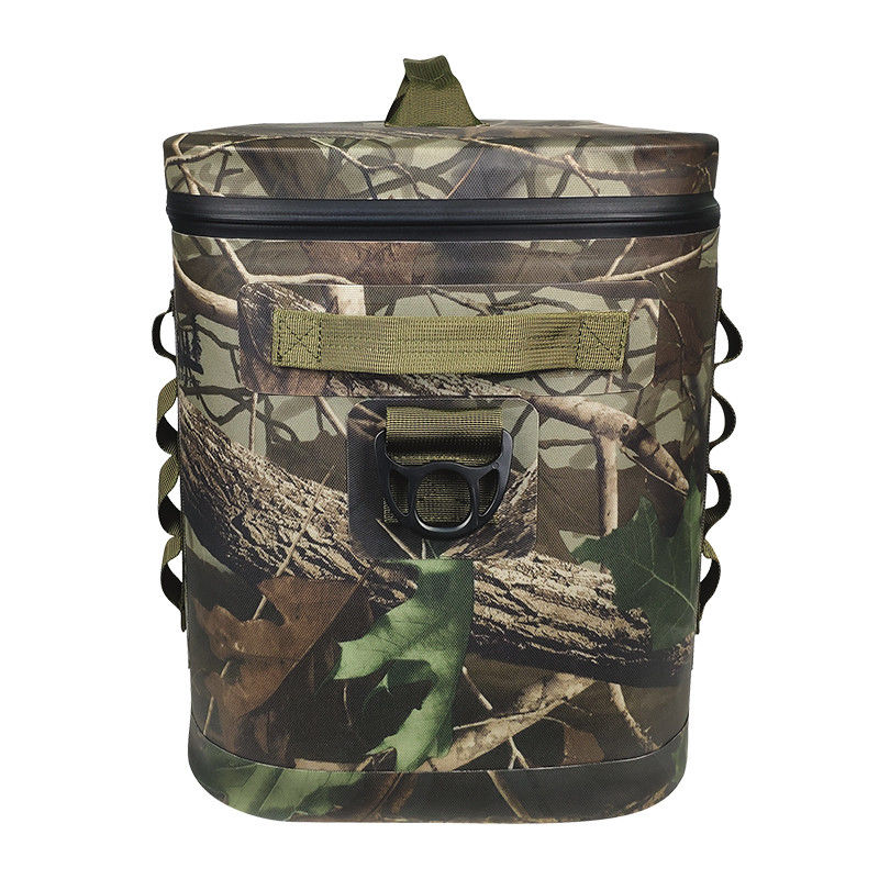 Forme carrée durable de sac de refroidisseur de la couleur 20L de camouflage imperméable